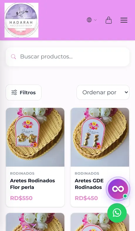 Hadarah, tienda de accesorios creada con Treggio