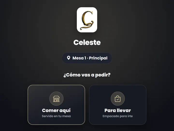 Paso 1: elige cómo va a pedir